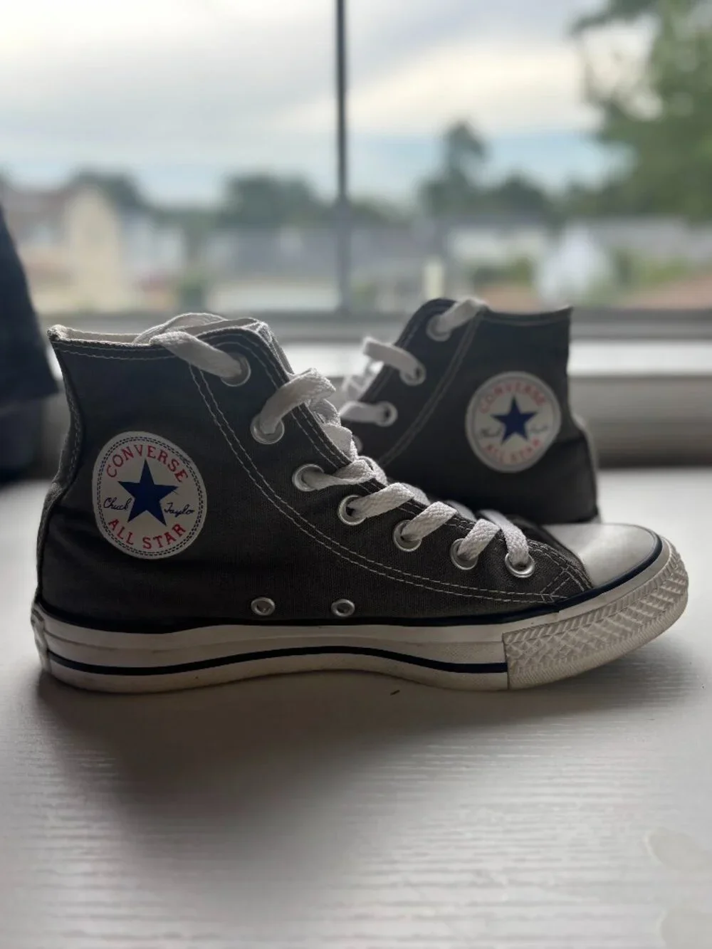 Converse Chuck Taylor All Star Hi Charcoal Grey Womens 7